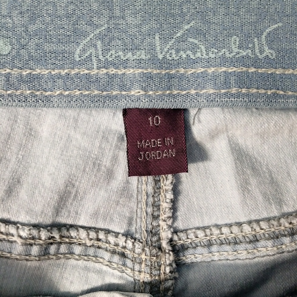 Gloria Vanderbilt light blue Capris jeans sz 10 - Picture 5 of 5
